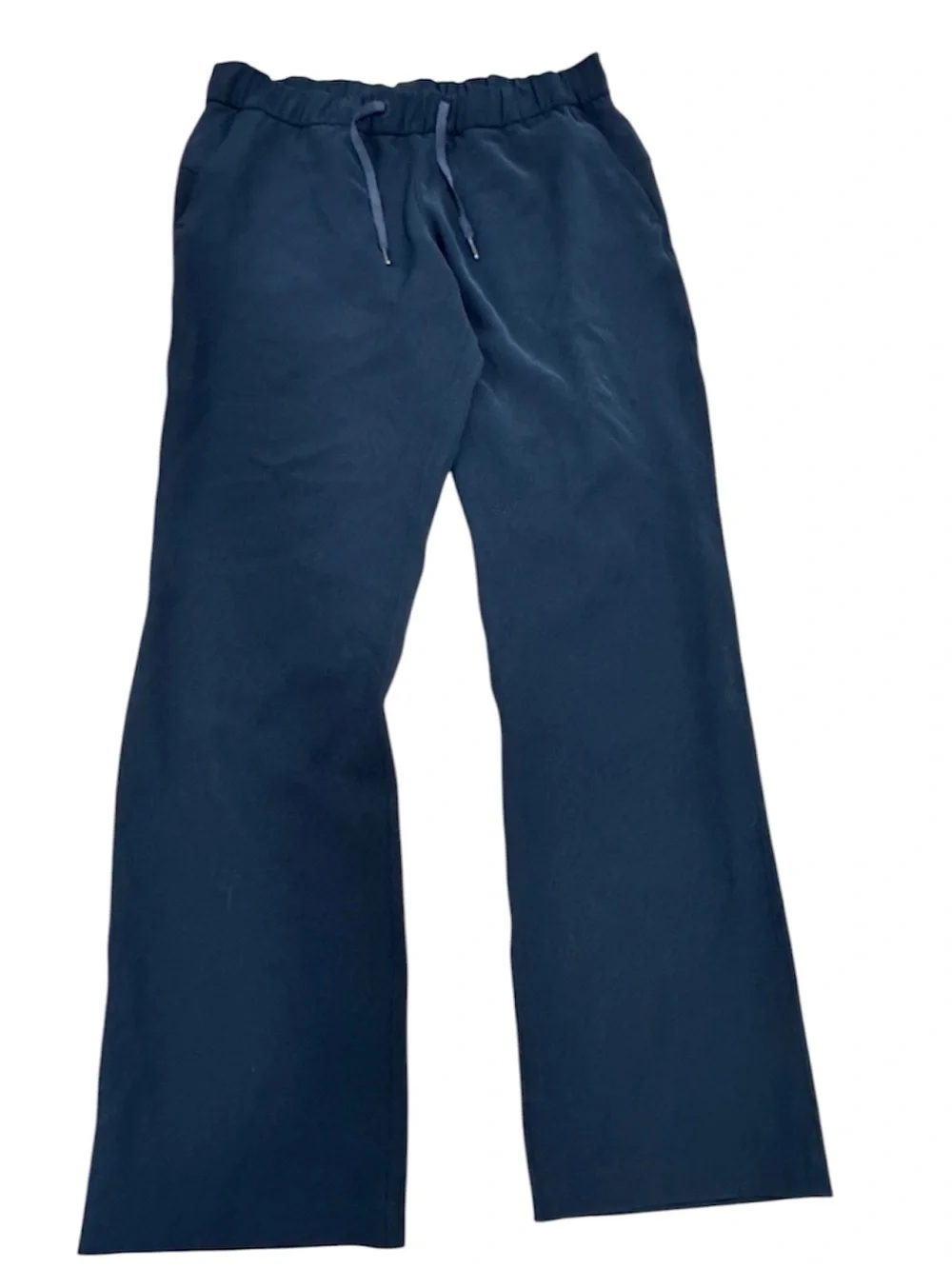 Lululemon Stretch High‑Rise Woven Pant Navy | Women’s 12 | Travel Pants